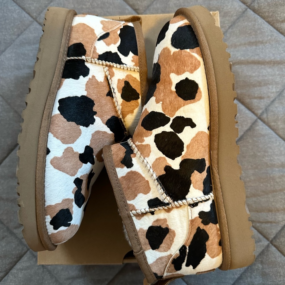 Ugg Cow Print Boots